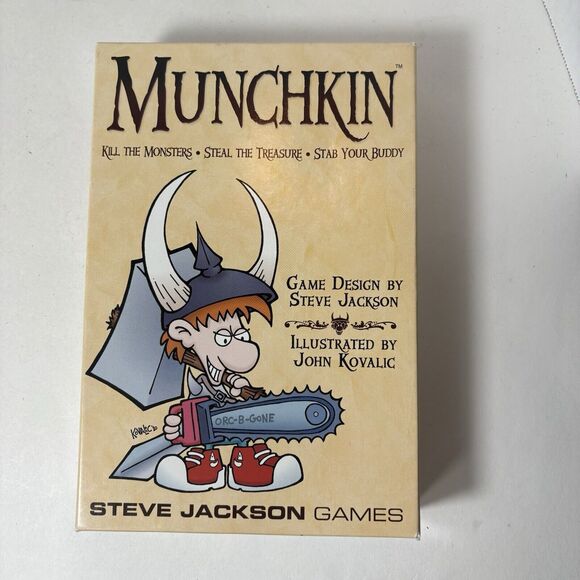 Steve Jackson Games Munchkin Card Set 1st Edition 168 Sealed 2011‎ SJG 1408 F2 - Picture 1 of 10
